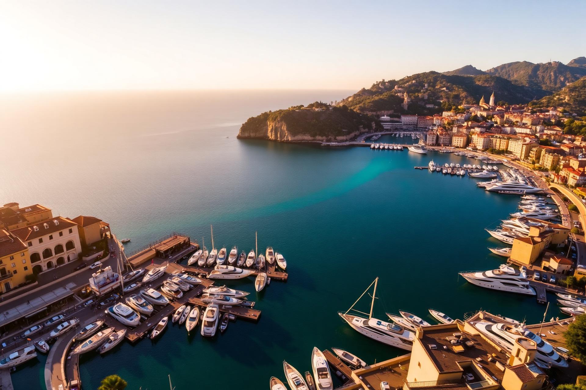 Port de Garavan à Menton